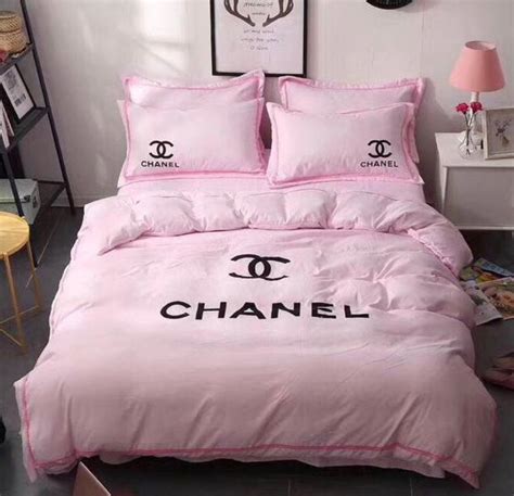 pink chanel bed set|chanel bedding for sale.